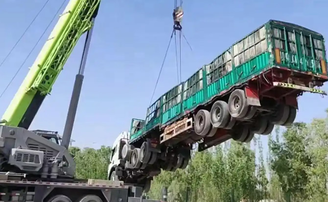 雁塔区道路脱困救援案例